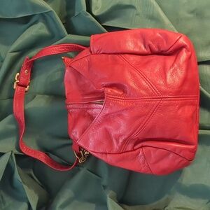Vintage Victoria leather satchel